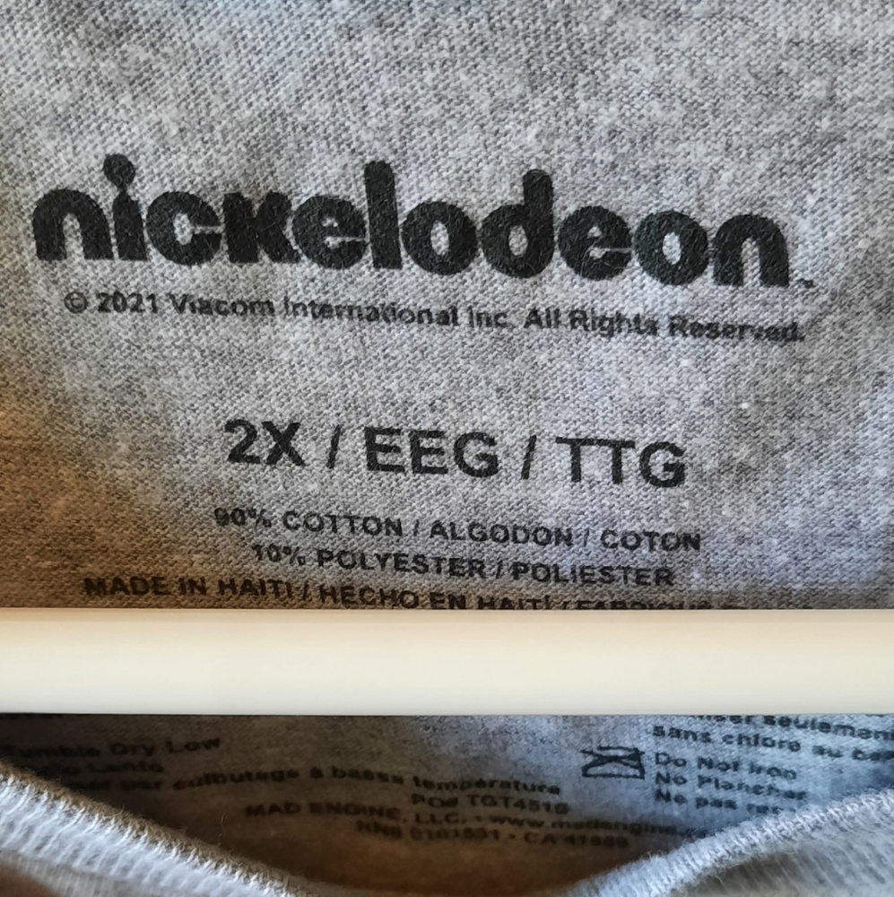 Men's size 2X Nickelodeon Shirt. - Picture 3 of 3